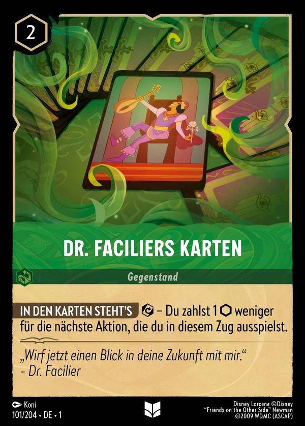 Dr. Faciliers Karten — Disney Lorcana Gegenstand card from The First Chapter