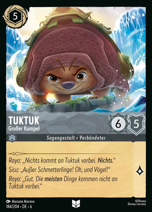 Tuktuk - Großer Kumpel — Disney Lorcana Charakter card from Azurite Sea