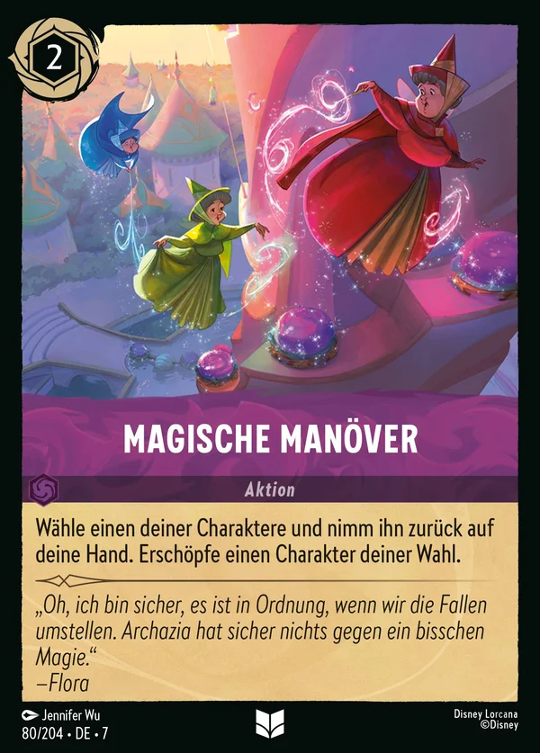 Magische Manöver — Disney Lorcana Aktion card from Archazia's Island