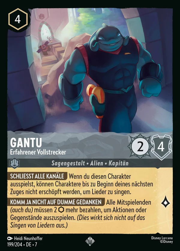 Gantu - Erfahrener Vollstrecker — Disney Lorcana Charakter card from Archazia's Island