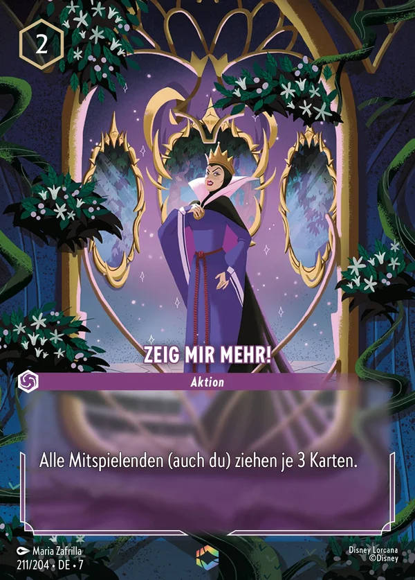 Zeig mir mehr! — Disney Lorcana Aktion card from Archazia's Island