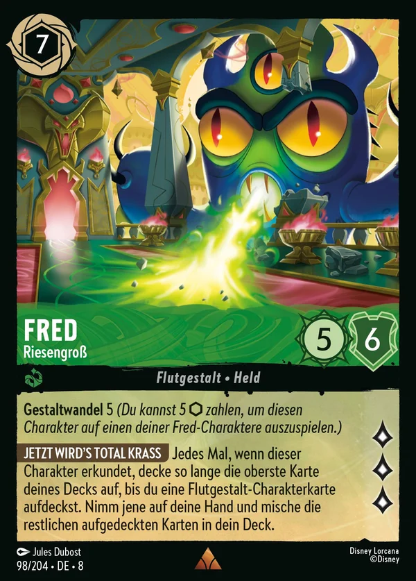 Fred - Riesengroß — Disney Lorcana Charakter card from The Reign of Jafar
