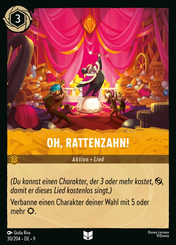 Oh, Rattenzahn! — Disney Lorcana Aktion card from Fabled