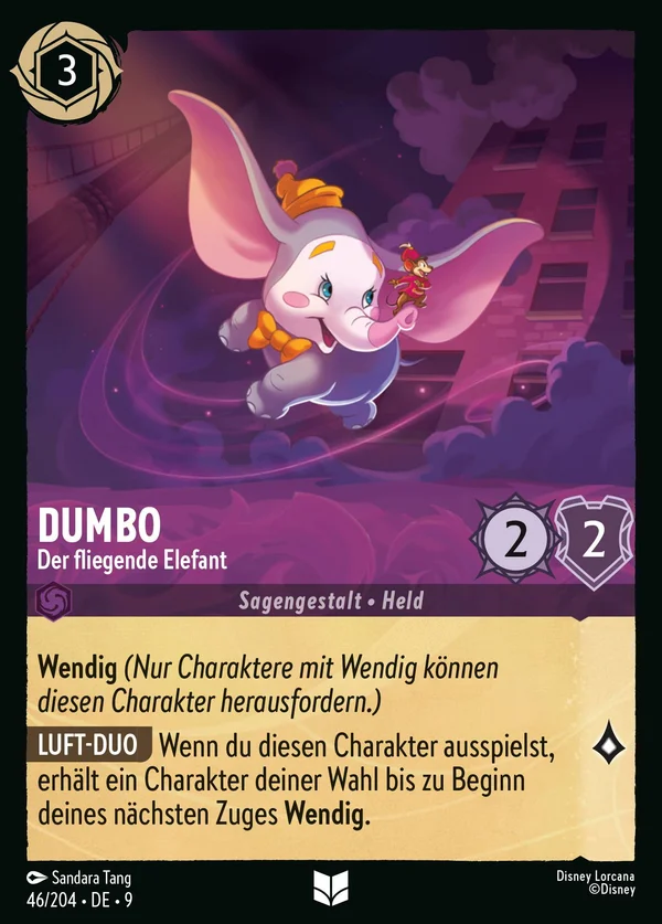 Dumbo - Der fliegende Elefant — Disney Lorcana Charakter card from Fabled