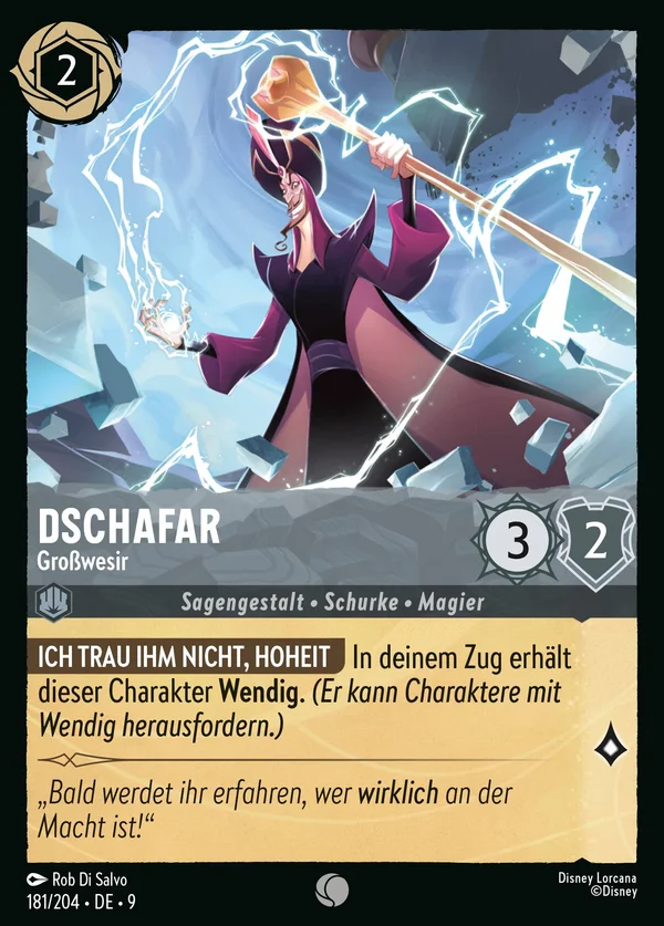 Dschafar - Großwesir — Disney Lorcana Charakter card from Fabled