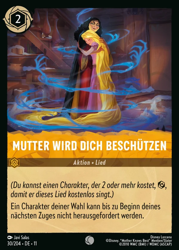 Mutter wird dich beschützen — Disney Lorcana Aktion card from Winterspell