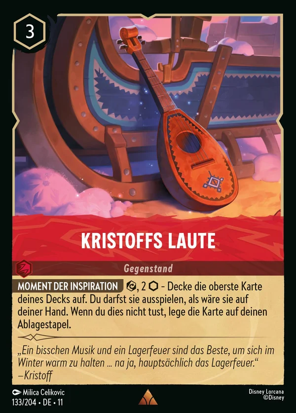 Kristoffs Laute — Disney Lorcana Gegenstand card from Winterspell