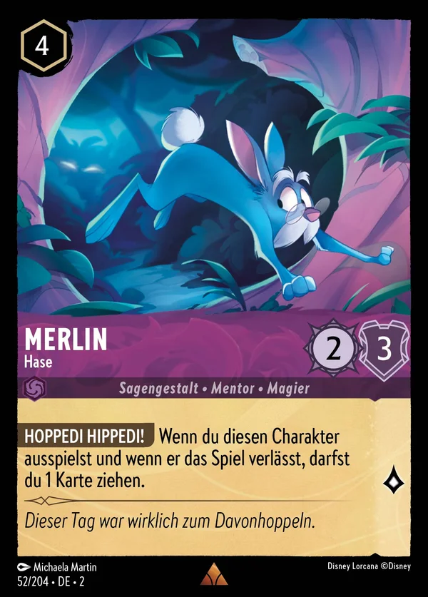 Merlin - Hase — Disney Lorcana Charakter card from Rise of the Floodborn