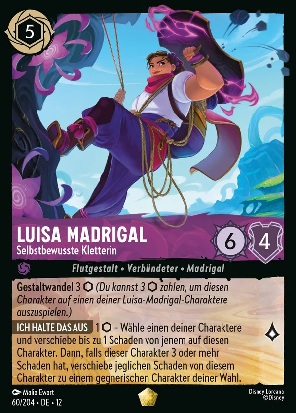 Luisa Madrigal - Selbstbewusste Kletterin — Disney Lorcana Charakter card from Wilds Unknown