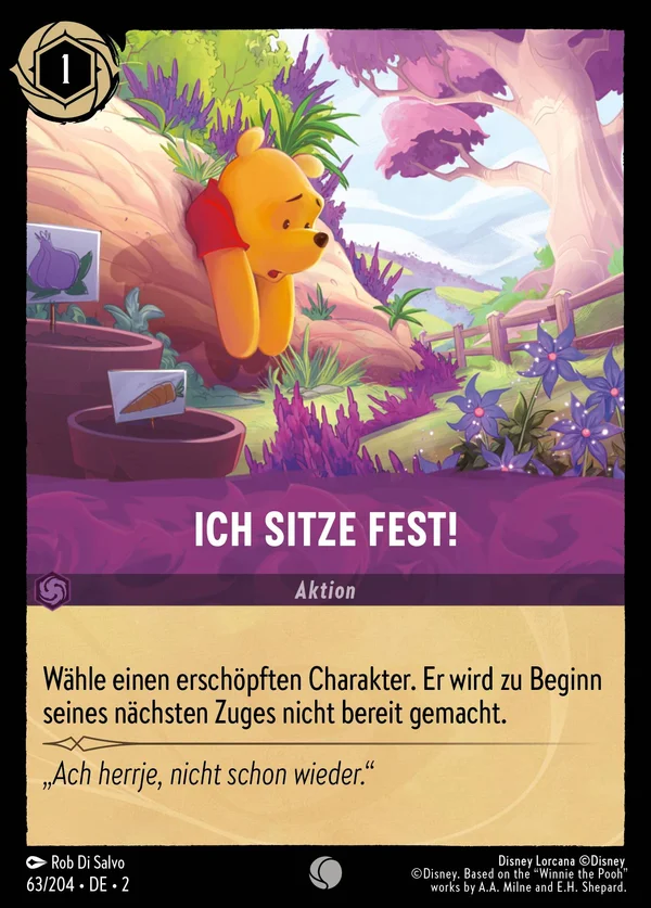 Ich sitze fest! — Disney Lorcana Aktion card from Rise of the Floodborn