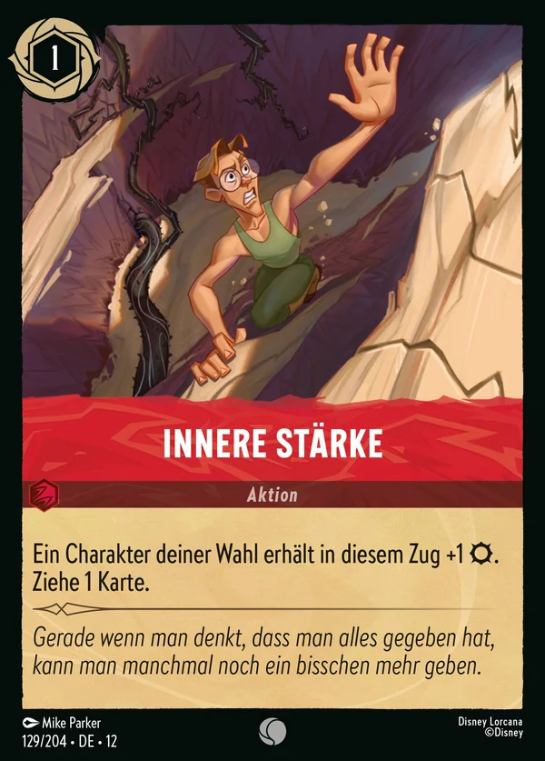 Innere Stärke — Disney Lorcana Aktion card from Wilds Unknown