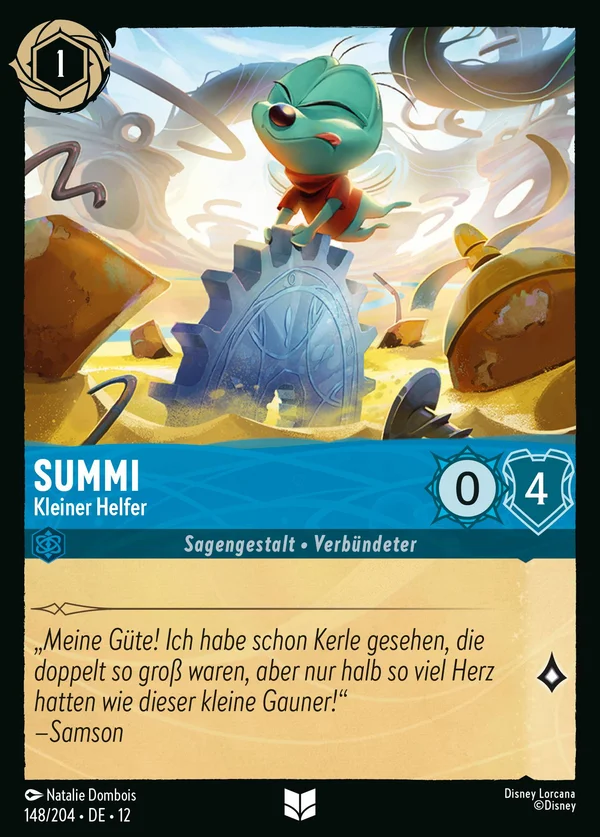 Summi - Kleiner Helfer — Disney Lorcana Charakter card from Wilds Unknown