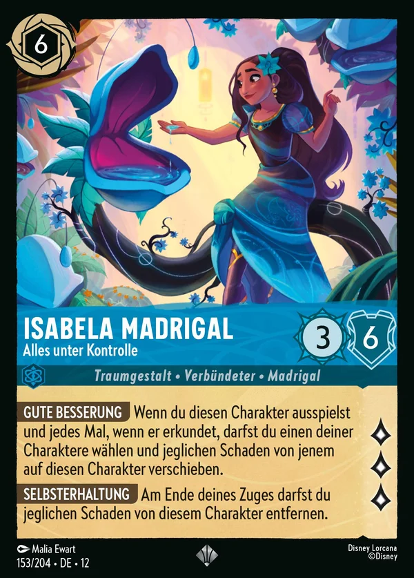 Isabela Madrigal - Alles unter Kontrolle — Disney Lorcana Charakter card from Wilds Unknown