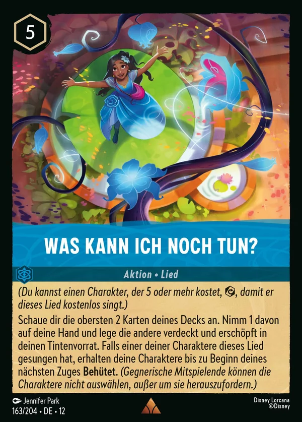 Was kann ich noch tun? — Disney Lorcana Aktion card from Wilds Unknown