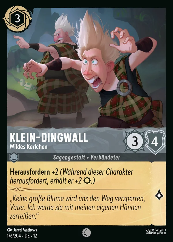 Klein-Dingwall - Wildes Kerlchen — Disney Lorcana Charakter card from Wilds Unknown