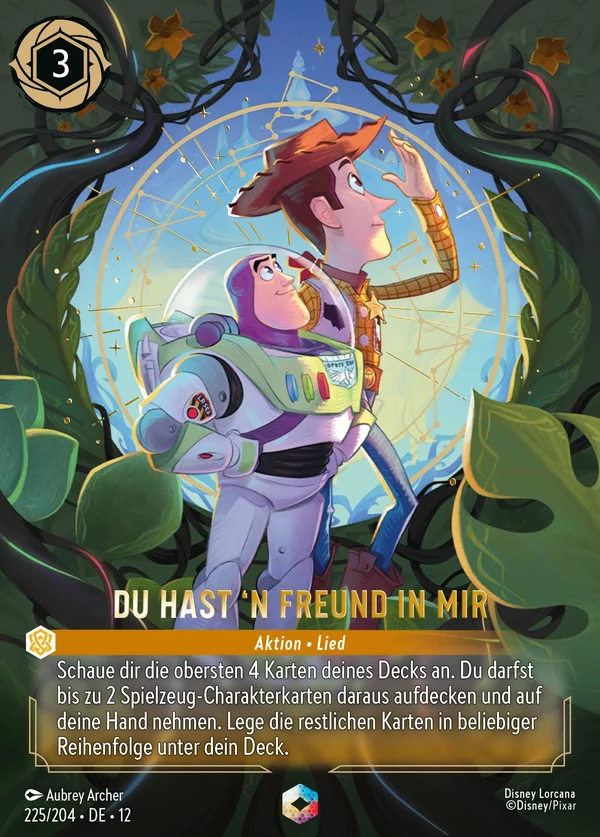 Du hast 'n Freund in mir — Disney Lorcana Aktion card from Wilds Unknown