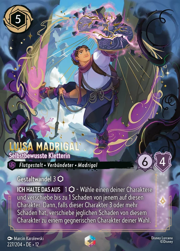 Luisa Madrigal - Selbstbewusste Kletterin — Disney Lorcana Charakter card from Wilds Unknown