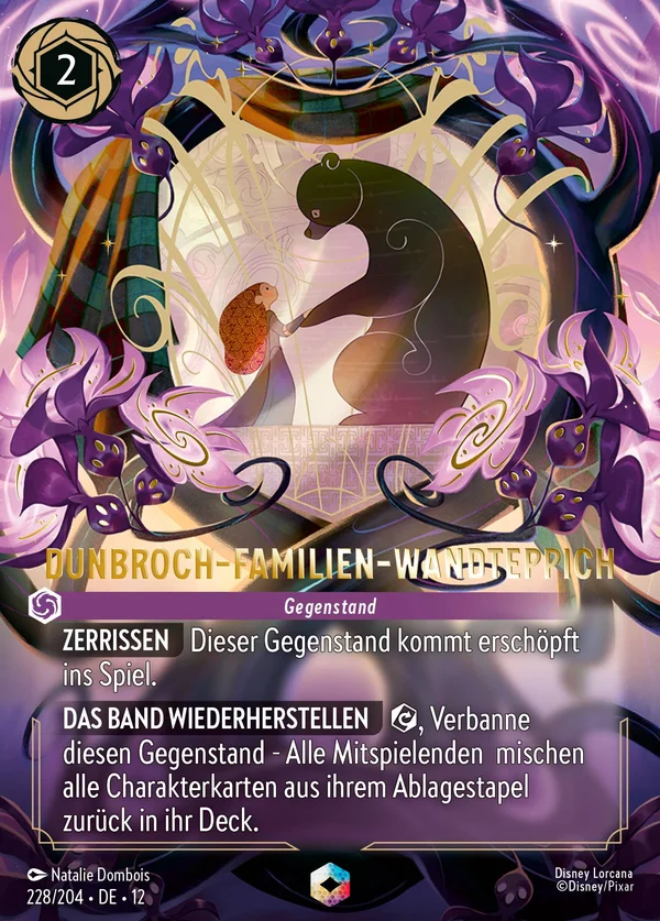 DunBroch-Familien-Wandteppich — Disney Lorcana Gegenstand card from Wilds Unknown