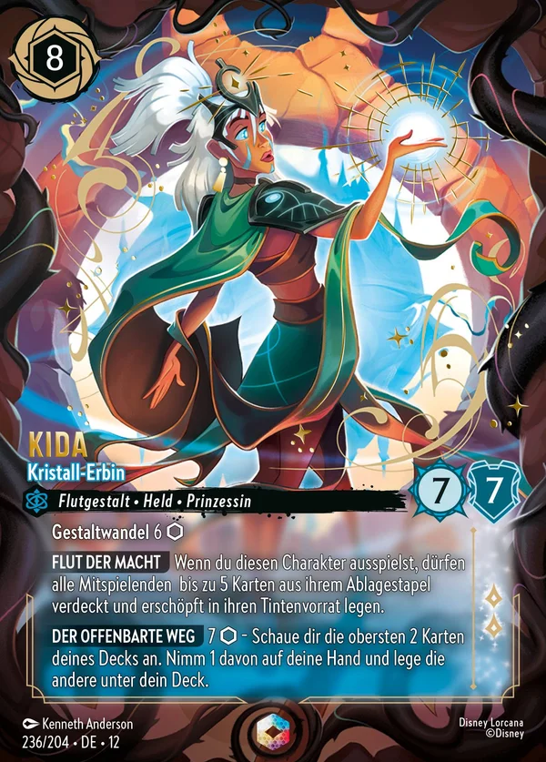Kida - Kristall-Erbin — Disney Lorcana Charakter card from Wilds Unknown