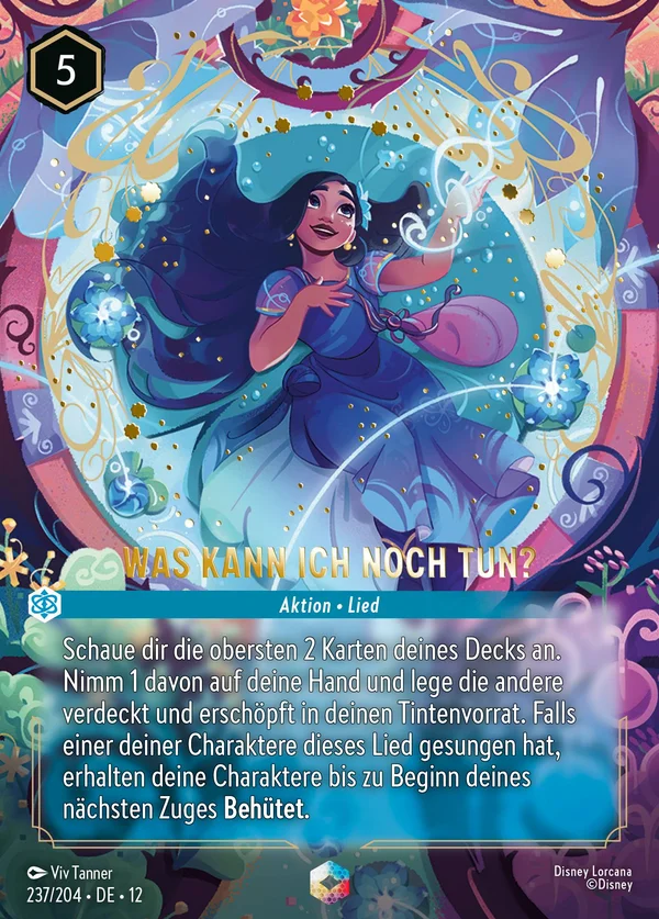 Was kann ich noch tun? — Disney Lorcana Aktion card from Wilds Unknown