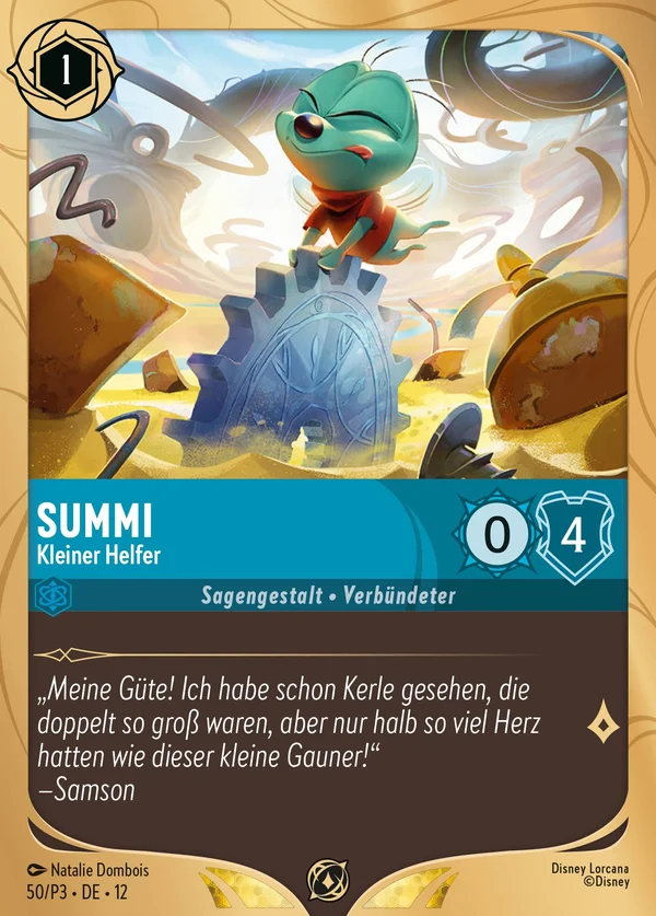 Summi - Kleiner Helfer — Disney Lorcana Charakter card from Wilds Unknown