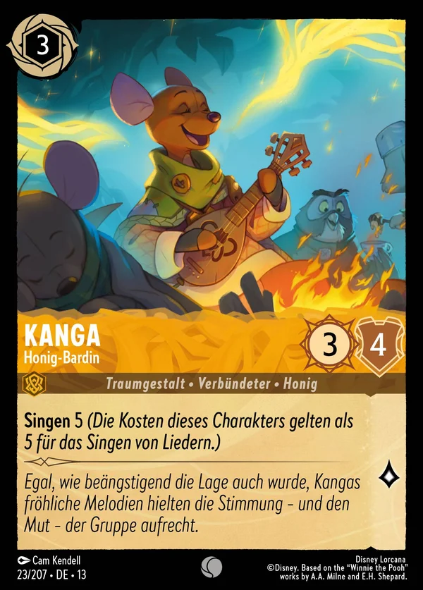 Kanga - Honig-Bardin — Disney Lorcana Charakter card from Attack of the Vine!