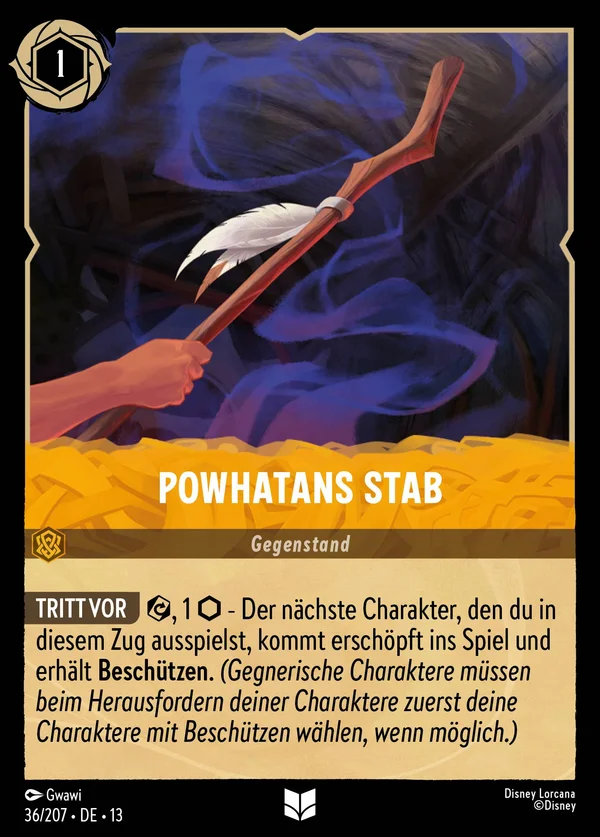 Powhatans Stab — Disney Lorcana Gegenstand card from Attack of the Vine!