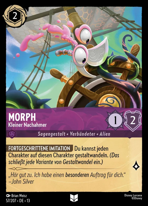 Morph - Kleiner Nachahmer — Disney Lorcana Charakter card from Attack of the Vine!