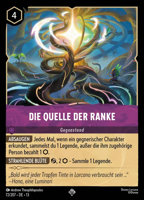 Die Quelle der Ranke — Disney Lorcana Gegenstand card from Attack of the Vine!