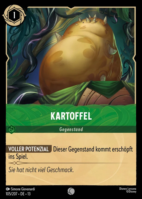 Kartoffel — Disney Lorcana Gegenstand card from Attack of the Vine!