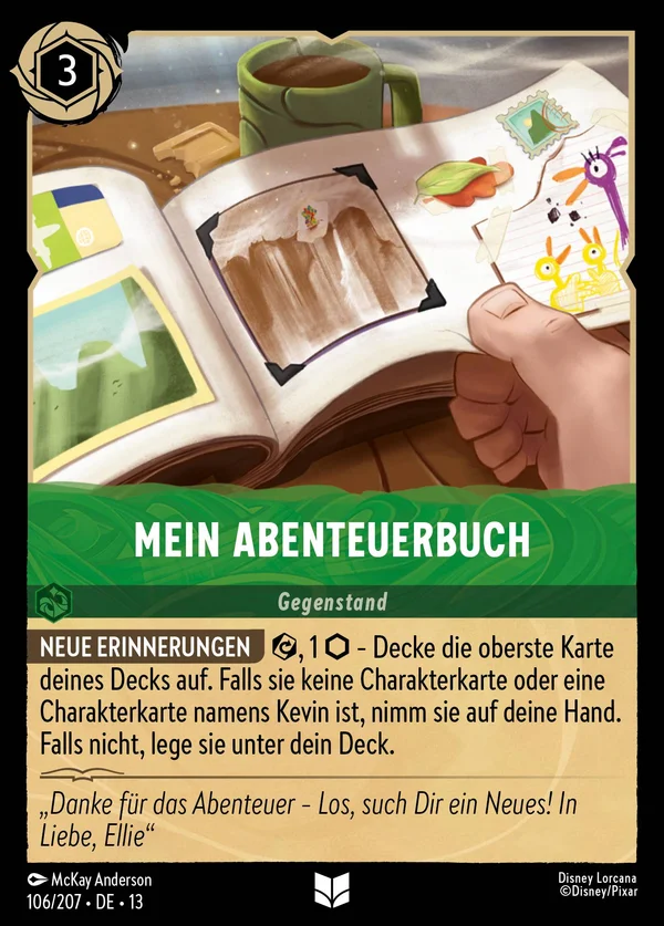 Mein Abenteuerbuch — Disney Lorcana Gegenstand card from Attack of the Vine!
