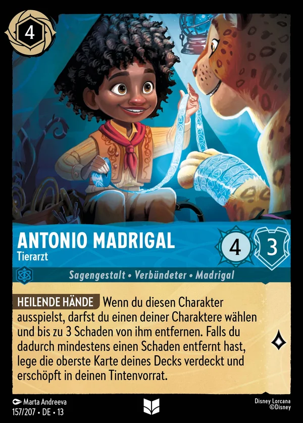 Antonio Madrigal - Tierarzt — Disney Lorcana Charakter card from Attack of the Vine!