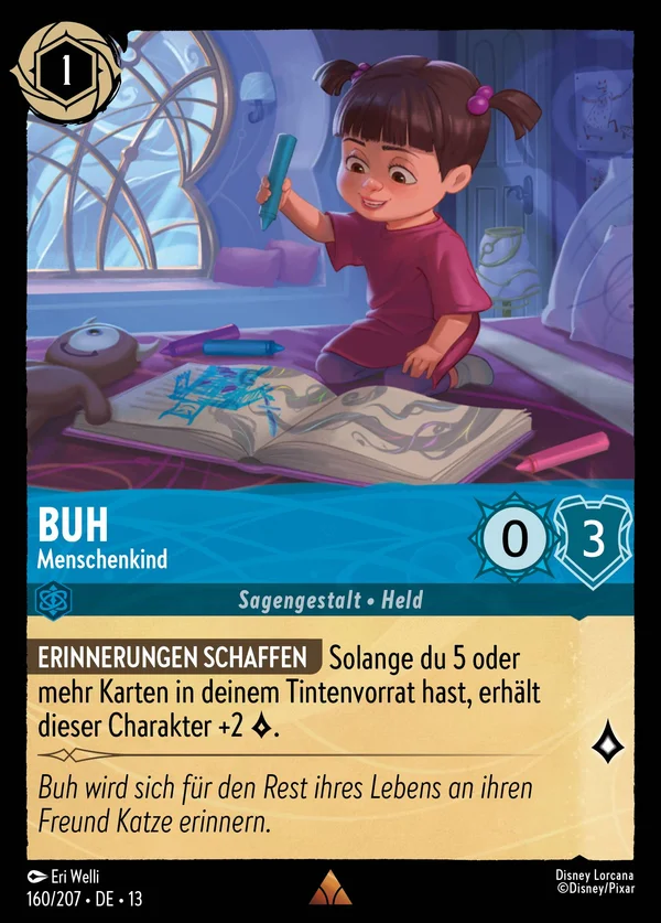 Buh - Menschenkind — Disney Lorcana Charakter card from Attack of the Vine!