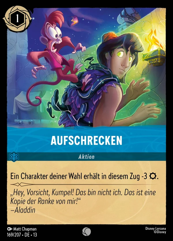 Aufschrecken — Disney Lorcana Aktion card from Attack of the Vine!