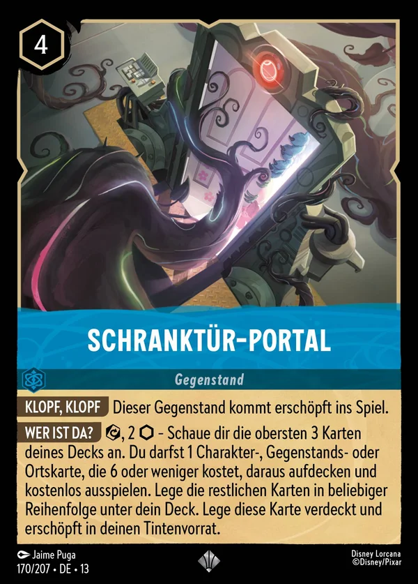 Schranktür-Portal — Disney Lorcana Gegenstand card from Attack of the Vine!