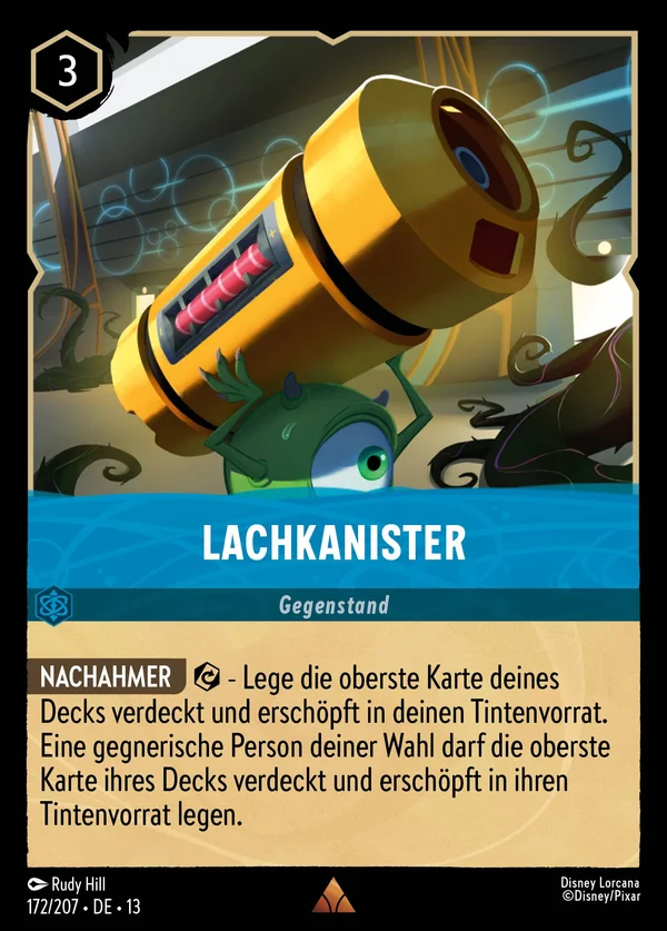 Lachkanister — Disney Lorcana Gegenstand card from Attack of the Vine!