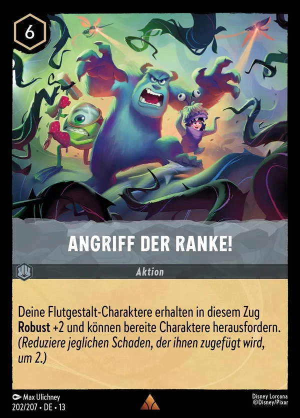 Angriff der Ranke! — Disney Lorcana Aktion card from Attack of the Vine!