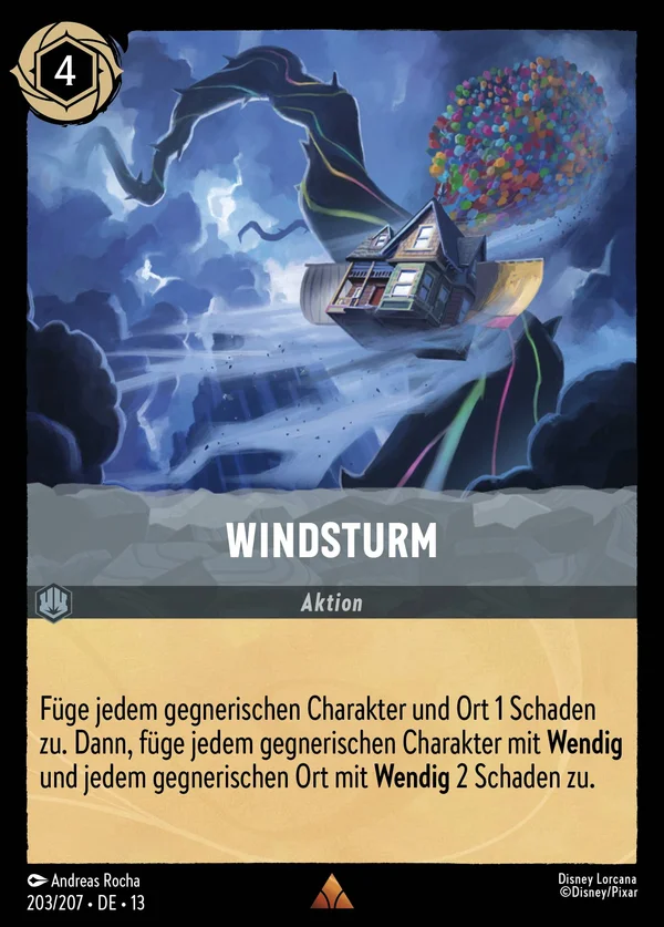 Windsturm — Disney Lorcana Aktion card from Attack of the Vine!