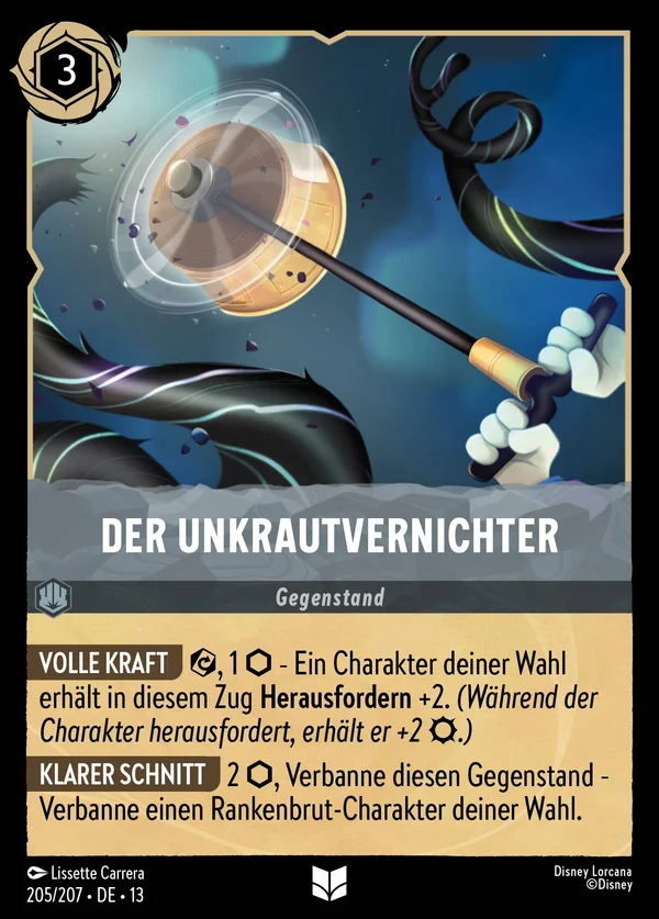Der Unkrautvernichter — Disney Lorcana Gegenstand card from Attack of the Vine!