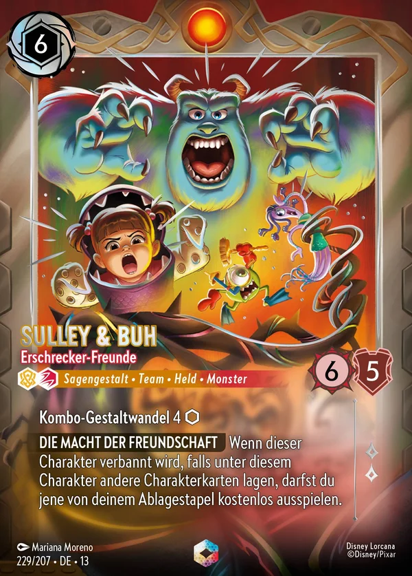 Sulley & Buh - Erschrecker-Freunde — Disney Lorcana Charakter card from Attack of the Vine!