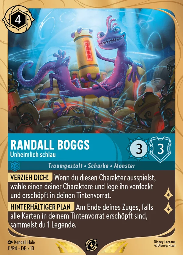 Randall Boggs - Unheimlich schlau — Disney Lorcana Charakter card from Attack of the Vine!