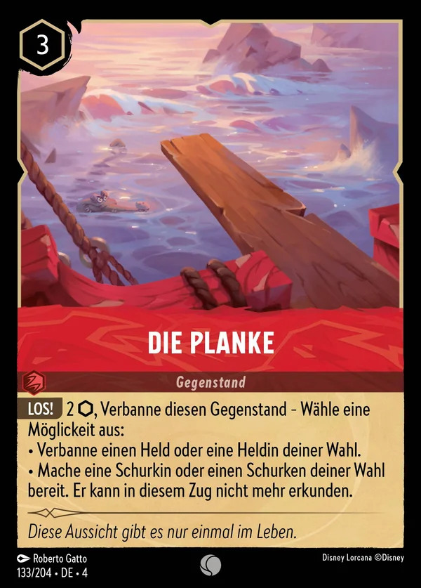 Die Planke — Disney Lorcana Gegenstand card from Ursula's Return