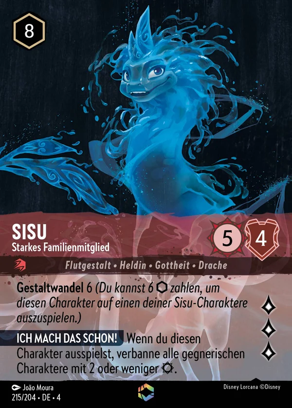 Sisu - Starkes Familienmitglied — Disney Lorcana Charakter card from Ursula's Return