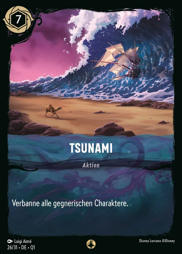 Tsunami — Disney Lorcana Aktion card from Illumineer's Quest: Deep Trouble
