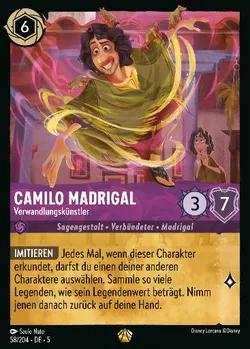 Camilo Madrigal - Verwandlungskünstler