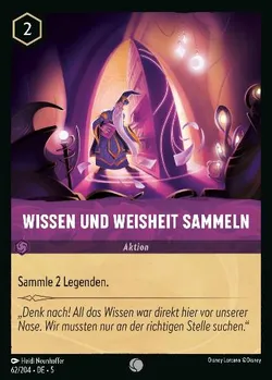 Wissen und Weisheit sammeln