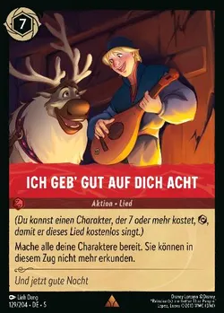 Ich geb' gut auf dich Acht