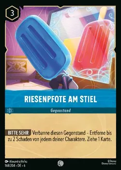 Riesenpfote am Stiel
