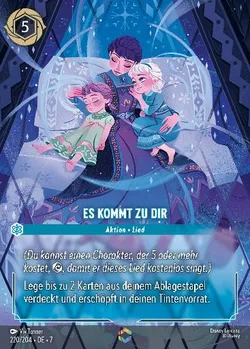 Es kommt zu dir