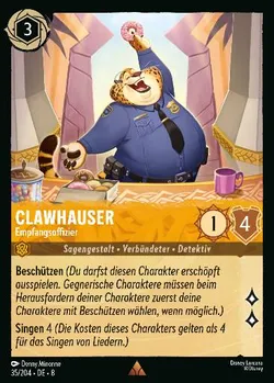 Clawhauser - Empfangsoffizier